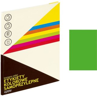 ETYKIETY A4 GRAND 210mm*297mm ZIELONE (25)