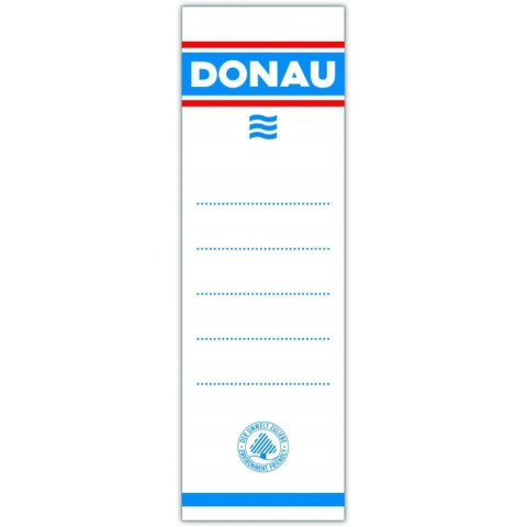 Etykiety na segregator Donau 54x153mm samoprzylepne (20)
