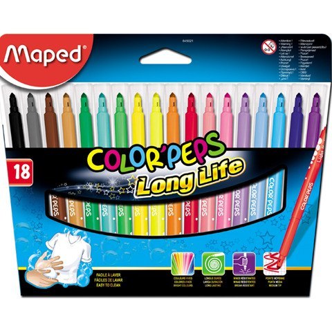FLAMASTRY MAPED COLORPEPS 18 KOLORÓW