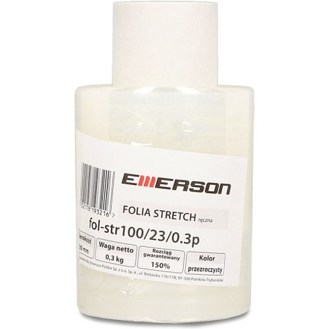 Folia stretch Emerson Mini-Rap 0.3kg 23µm przezroczysta