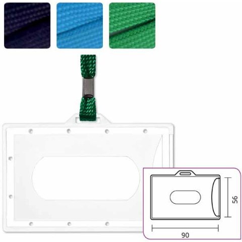 HOLDER DO KARTY ARGO TAŚMA ZIELONA