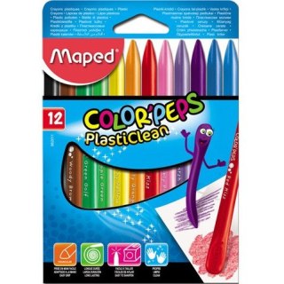 KREDKI PLASTIKOWE MAPED COLORPEPS 12 KOLORÓW