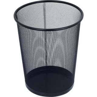 METALOWY KOSZ NA ŚMIECI 19L CZARNY
