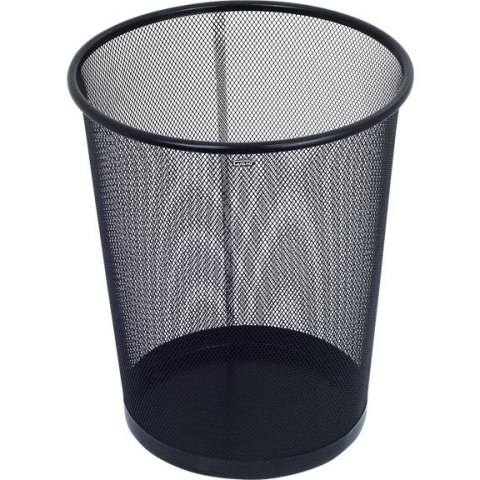 METALOWY KOSZ NA ŚMIECI 19L CZARNY