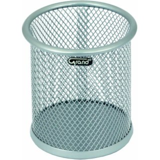 METALOWY POJEMNIK NA DŁUGOPISY SREBRNY