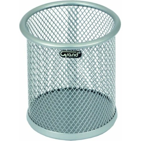 METALOWY POJEMNIK NA DŁUGOPISY SREBRNY