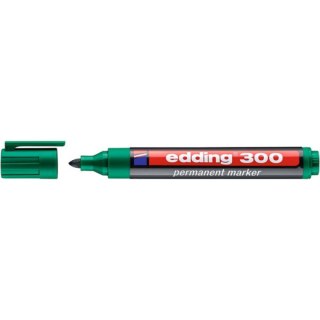 Marker permanentny Edding 300 zielony