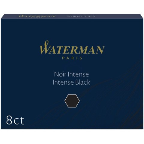 NABOJE ATRAMENTOWE WATERMAN STANDARD CZARNE (8)
