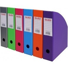 POJEMNIK NA DOKUMENTY BIURFOL A4/10cm POMARAŃCZOWY