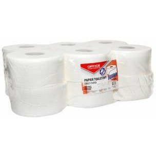 Papier toaletowy Office Products Jumbo 120m 2w celuloza biały (12)