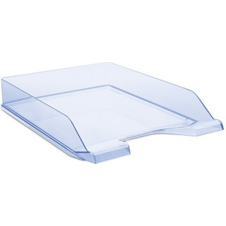 Półka na dokumenty Donau A4 transparentna niebieska