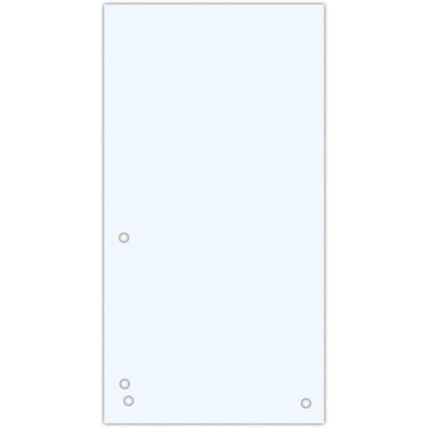 Przekładki kartonowe Donau 1/3 A4 białe (100)