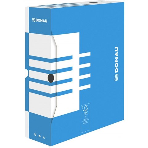Pudło do archiwizacji Donau A4/100mm niebieski