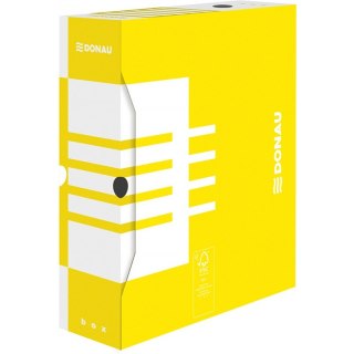Pudło do archiwizacji Donau A4/100mm żółte