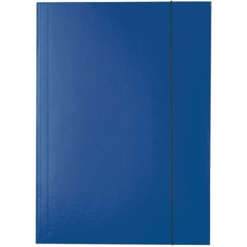 TECZKA KARTONOWA Z GUMKĄ ESSELTE A4/400g GRANATOWA