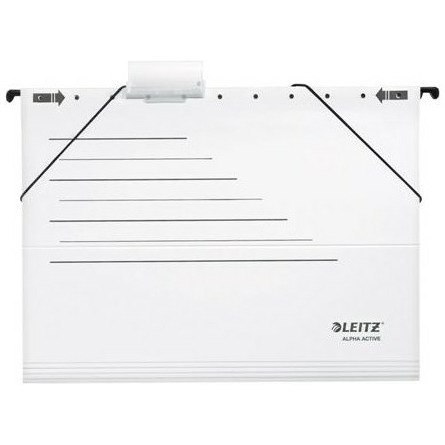 TECZKA ZAWIESZANA LEITZ ALPHA ACTIVE A4 Z GUMKĄ CZARNA