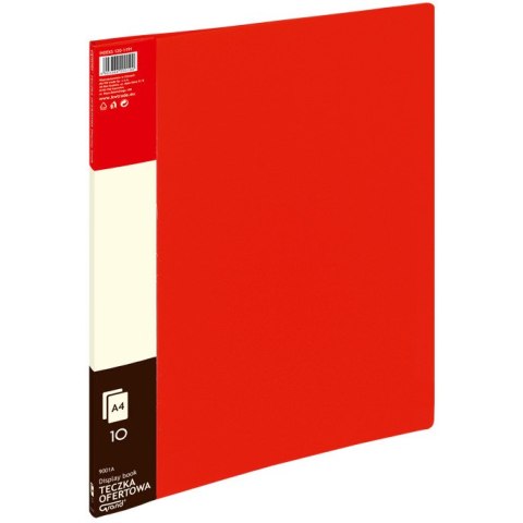 ALBUM OFERTOWY GRAND A4/10K CZERWONY