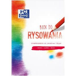 Blok rysunkowy Oxford A3/20k biały