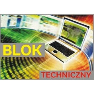 Blok techniczny Interdruk A4/10k biały