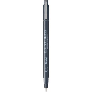 Cienkopis Pentel PointLiner 0.5mm szary