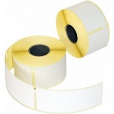 ETYKIETY NA ROLI TRIGONA 40x25mm BIAŁE (2000)