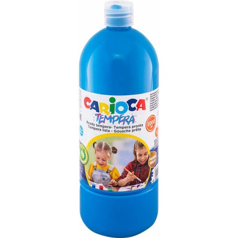 Farba tempera Carioca 1000ml błękitna