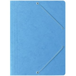 TECZKA PRESZPANOWA Z GUMKĄ BANTEX A4 JASNONIEBIESKA