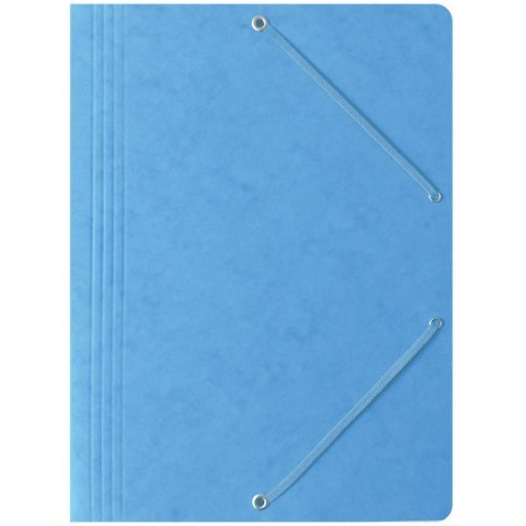 TECZKA PRESZPANOWA Z GUMKĄ BANTEX A4 JASNONIEBIESKA