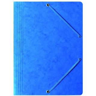 TECZKA PRESZPANOWA Z GUMKĄ BANTEX A4 NIEBIESKA