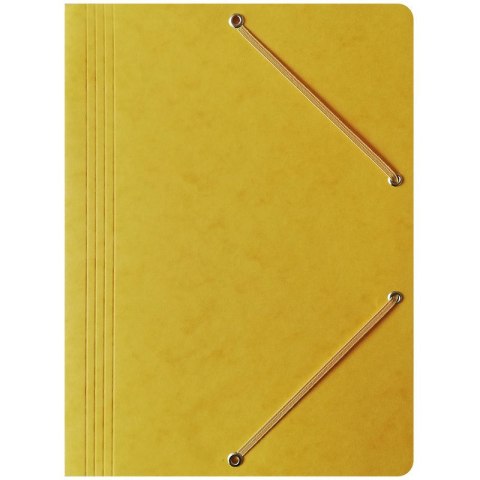 TECZKA PRESZPANOWA Z GUMKĄ BANTEX A4 ŻÓŁTA