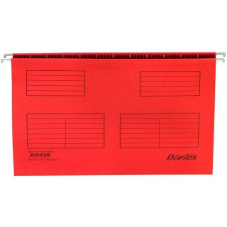 TECZKA ZAWIESZANA BANTEX A4 CZERWONA