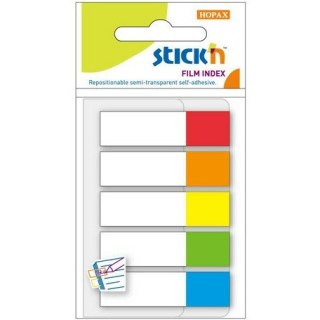 ZAKŁADKI STICK'N 12*45mm 5 KOLORÓW (5*20)