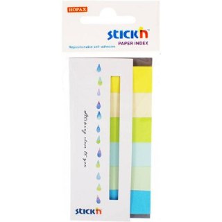 ZAKŁADKI STICK'N 15x45mm 6 KOLORÓW (6x30)