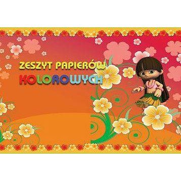 ZESZYT PAPIERÓW KOLOROWYCH A4 10 KARTEK