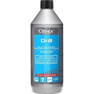 Żel Clinex 1L Drill (do udrażniania odpływów kanalizacyjnych)