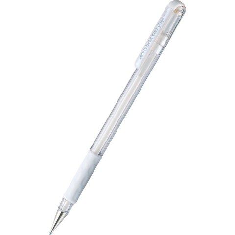 Długopis żelowy Pentel Hybrid Gel Grip K118 biały
