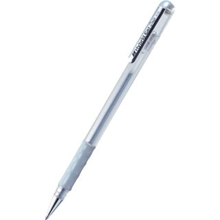 Długopis żelowy Pentel Hybrid Gel Grip K118 srebrny