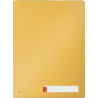Folder PP Leitz Cosy A4/200µm 3 przegródki żółty