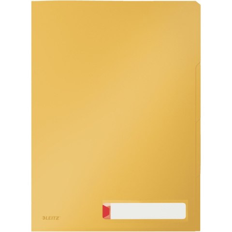 Folder PP Leitz Cosy A4/200µm 3 przegródki żółty