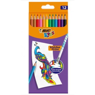 Kredki ołówkowe BiC Kids Evolution Illusion 12 kol