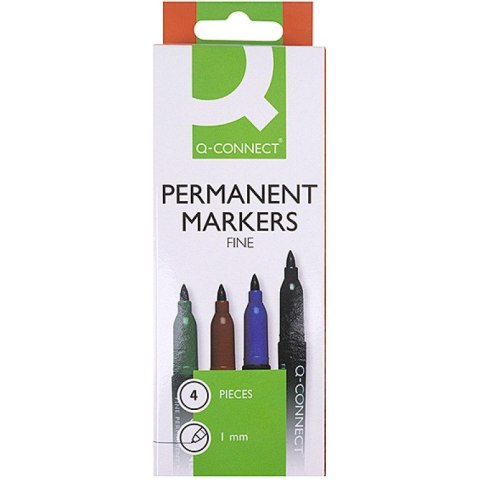Markery do płyt Q-Connect 1mm 4 kolory