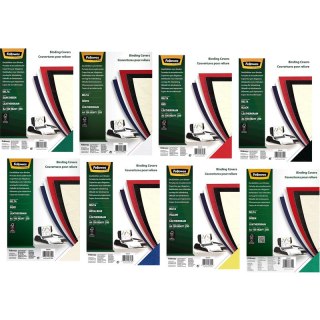 Okładki Delta skóra A4 kość słon. 100szt Fellowes