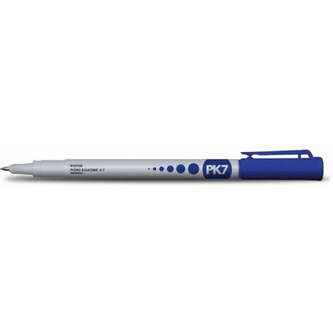 PIÓRO KULKOWE RYSTOR PK7 0.7mm NIEBIESKIE