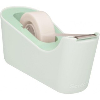 Podajnik do taśmy biurowej Scotch C-18M (+ taśma) miętowy