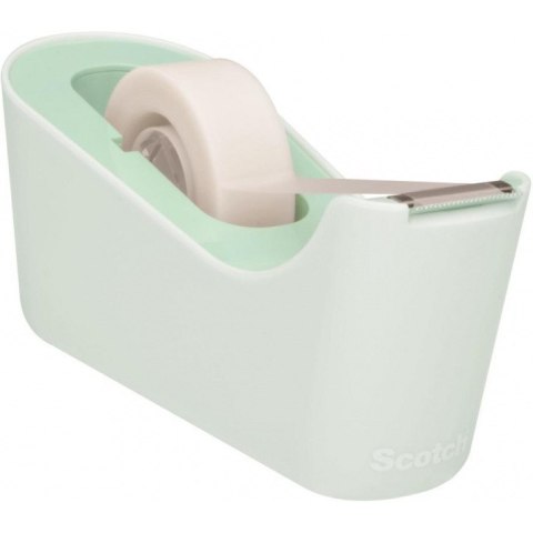 Podajnik do taśmy biurowej Scotch C-18M (+ taśma) miętowy