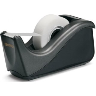 Podajnik do taśmy biurowej Scotch C60 (+ taśma) czarny