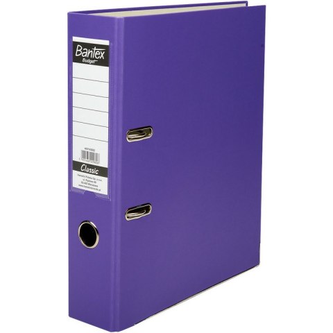 Segregator Bantex Budget Classic A4/75mm fioletowy