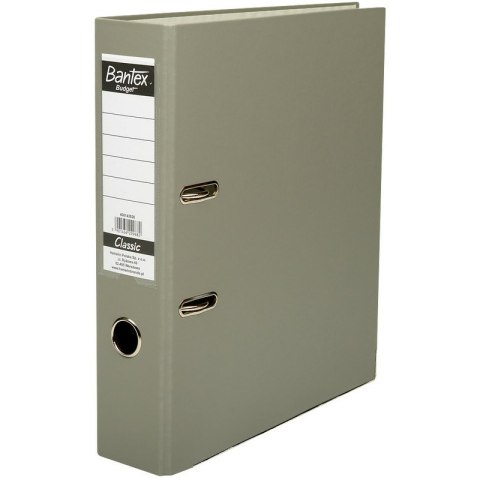 Segregator Bantex Budget Classic A4/75mm szary