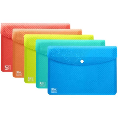 Teczka kopertowa Oxford Urban A6 mix kolorów