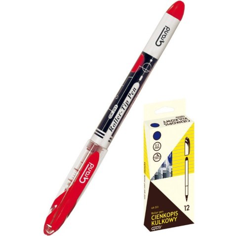 Cienkopis kulkowy Grand GR-203 czerwony